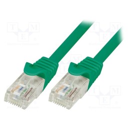 1 pcs x LOGILINK - CP1075U - Patch cord, U/UTP, 5e, stranded, CCA, PVC, green, 5m, 26AWG