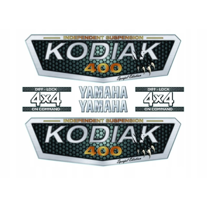 Yamaha kodiak 400 sticker set