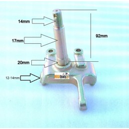 Right steering knuckle quad atv 110 125 150