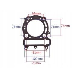 Linhai ATV Quad 300cc head gasket