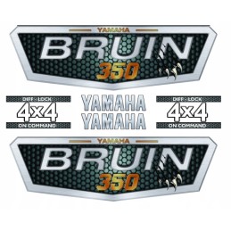 Yamaha bruin 350 decals set