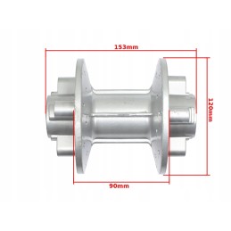 Wheel hub 14 rear cross 125 hb
