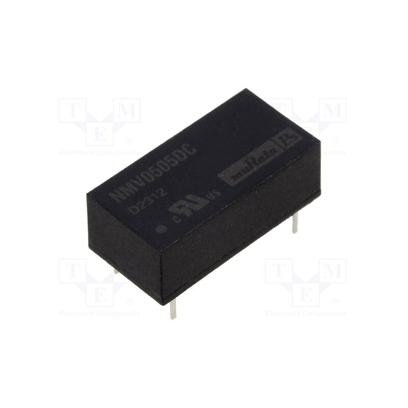 1 pcs x Murata Power Solutions - NMV0505DC - Converter: DC/DC, 1W, Uin: 4.5÷5.5V, Uout: 5VDC, Uout2: -5VDC, DIP