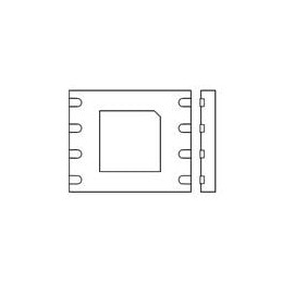 1 pcs : MT25QU256ABA1EW7-0SIT - NOR Flash SERIAL NOR SPI 64MX4 WPDFN IT QLJS