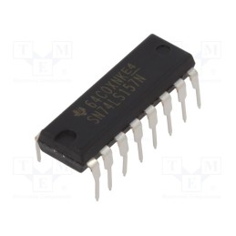 1 pcs x NTE Electronics - NTE74LS157 - IC: digital, 2 to 1 line,demultiplexer,data selector, Ch: 4, TTL