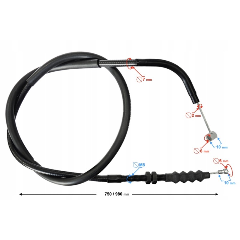 Voge 300ds clutch cable