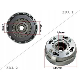 Clutch atv 110 125 automatic