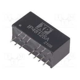 1 pcs x XP POWER - IP4812SA - Converter: DC/DC, 3W, Uin: 18÷75V, Uout: 12VDC, Iout: 250mA, SIP, THT