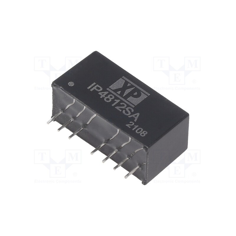 1 pcs x XP POWER - IP4812SA - Converter: DC/DC, 3W, Uin: 18÷75V, Uout: 12VDC, Iout: 250mA, SIP, THT