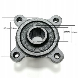 Rear wheel hub quad atv 125 150 88mm diagonal 23 cutters