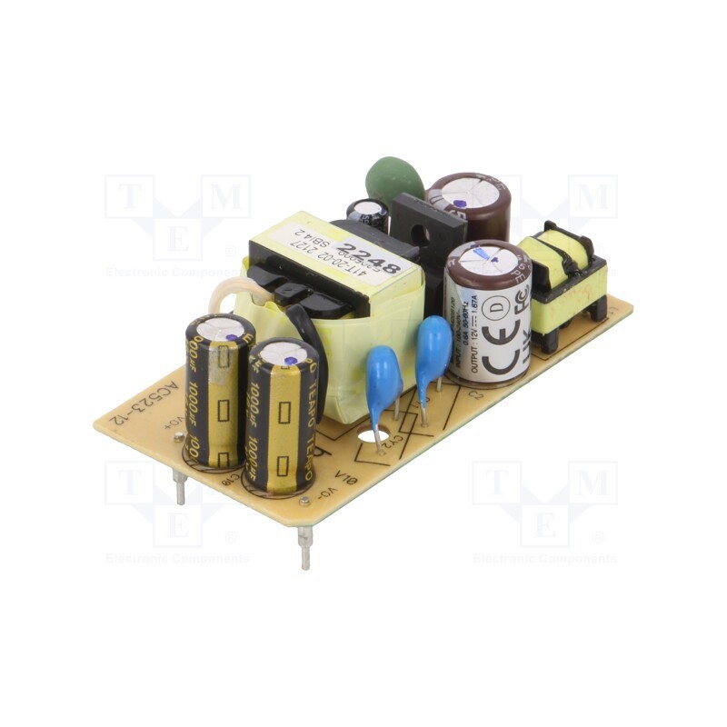 1 pcs x CINCON - CFM20S120 - Converter: AC/DC, 20W, 90÷264VAC, Usup: 120÷370VDC, Uout: 12VDC