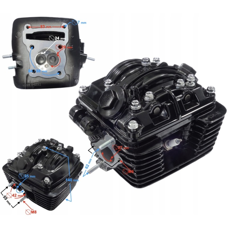 Complete head gt 125