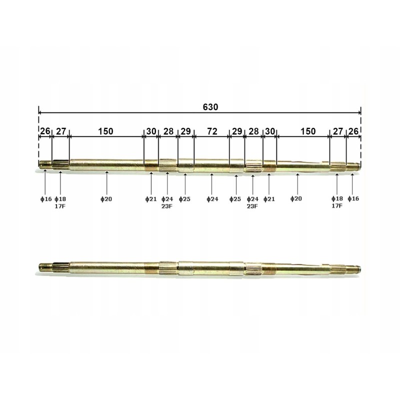 Oska rear ATV 110 hb os