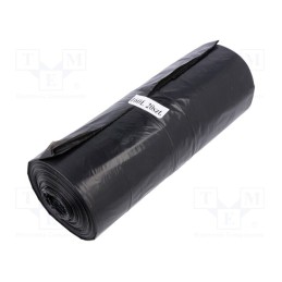 1 rol x PLAST - 03-02-16711 - Trash bags, polyetylene LD, black, 160l, 20pcs.