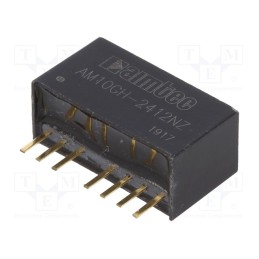 1 pcs x AIMTEC - AM10GH-2412NZ - Converter: DC/DC, 10W, Uin: 9÷36V, Uout: 12VDC, Iout: 0.83A, SIP8