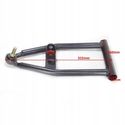 Swingarm with bushes for ATV 125 quad, lower front