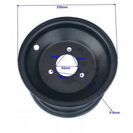 Front rim 8 3 screws atv110 125 huab