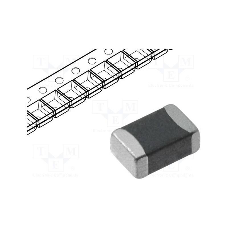 5 pcs x MURATA - NCP18XH103J03RB - NTC thermistor, 10kΩ, SMD, 0603, 3380K, 100mW