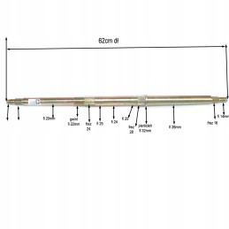 Rear oska for quad ATV Big Fuxin 125cc