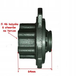 Front wheel hub of quad Diablo ATV 150 200cc