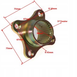 Hub, rear axle sprocket mount atv150 gy diablo
