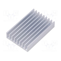 1 pcs x FISCHER ELEKTRONIK - SK 635 50 AL - Heatsink: extruded, grilled, natural, L: 50mm, W: 33mm, H: 10mm, raw