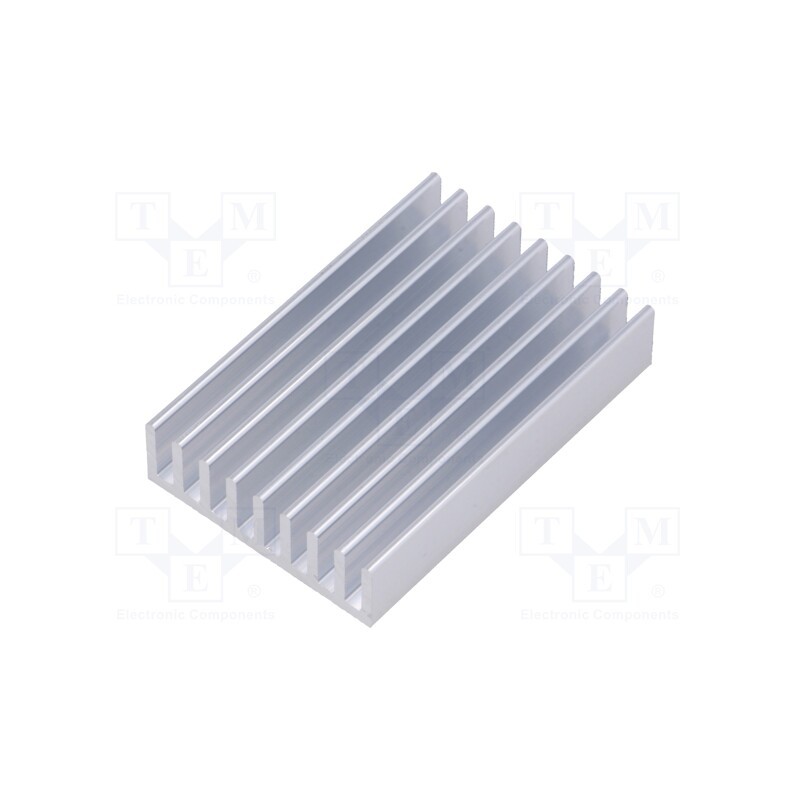 1 pcs x FISCHER ELEKTRONIK - SK 635 50 AL - Heatsink: extruded, grilled, natural, L: 50mm, W: 33mm, H: 10mm, raw