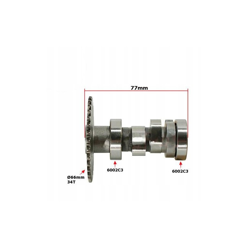 Camshaft atv 150 gy6 150 diablo fuxin