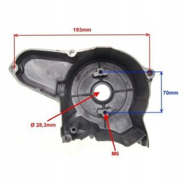 The cover covers the left stator, 2 coils, ATV 110 125