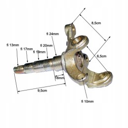 Left steering knuckle for quad ATV Fuxin 150 200cc Diablo