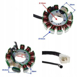 Stator magneto, 11 Kingway chopper coils
