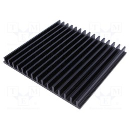 1 pcs x FISCHER ELEKTRONIK - SK44/150/SA - Heatsink: extruded, grilled, black, L: 150mm, W: 159mm, H: 15mm