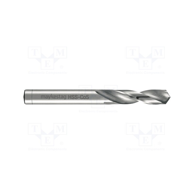 1 pcs x ALPEN-MAYKESTAG - 90100480100 - Drill bit, for metal, Ø: 4.8mm, L: 62mm, Working part len: 26mm
