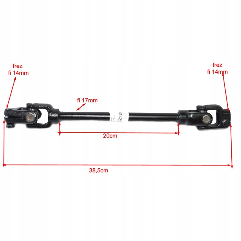 Fuxin buggy 125cc steering column brace