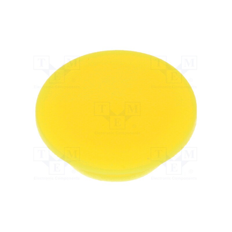 5 pcs x CLIFF - CL1738 - Cap, plastic, push-in, yellow, K21