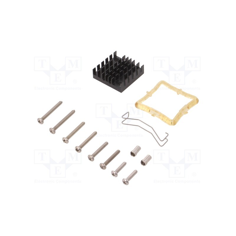 1 pcs x Advanced Thermal Solutions - ATS-61290D-C1-R0 - Heatsink: extruded, grilled, black, L: 29mm, W: 29mm, H: 9.5mm