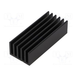 1 pcs x FISCHER ELEKTRONIK - SK 653 50 SA - Heatsink: extruded, grilled, black, L: 50mm, W: 21mm, H: 14mm, 17.4K/W