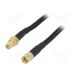1 pcs x ONTECK - SMA-M/F-OTK2 - Cable, 50Ω, 2m, RP-SMA male,RP-SMA female, black, straight