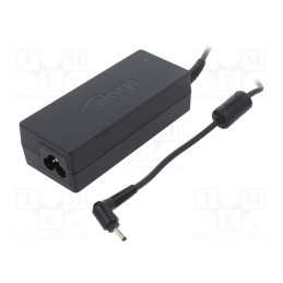 1 pcs x AKYGA - CPSUNOTAKY-07341 - Power supply: switched-mode, 19VDC, 2.1A, Out: 3,0/1,0, 40W, 0÷40°C