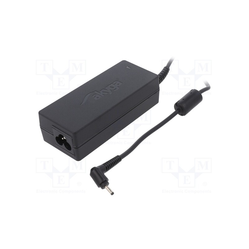 1 pcs x AKYGA - CPSUNOTAKY-07341 - Power supply: switched-mode, 19VDC, 2.1A, Out: 3,0/1,0, 40W, 0÷40°C