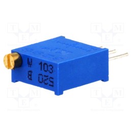 5 pcs x SR PASSIVES - T910W-10K - Potentiometer: mounting, multiturn, 10kΩ, 500mW, THT, ±10%, linear