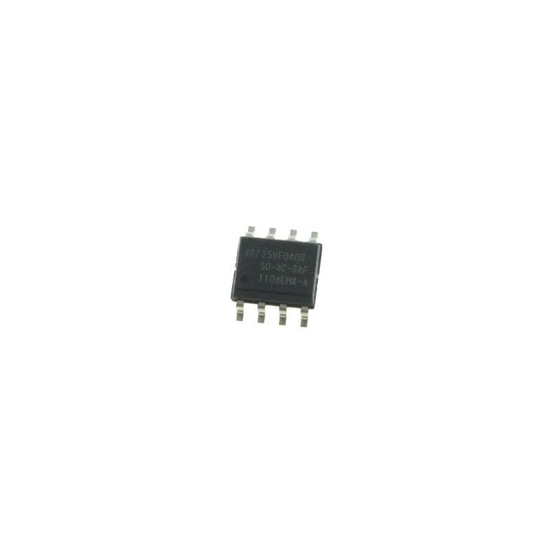 1 pcs : SST25VF040B-50-4C-SAF - NOR Flash FLASH MEMORY 4M (512Kx8) 50MHz
