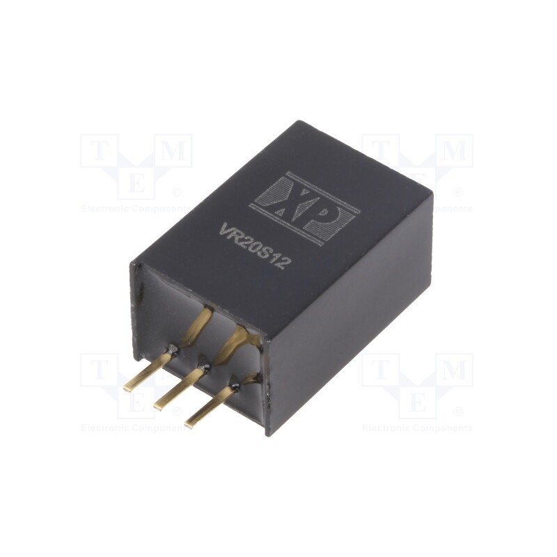 1 pcs x XP POWER - VR20S12 - Converter: DC/DC, Uin: 16÷36V, Uout: 12VDC, Iout: 2A, SIP3, 400kHz