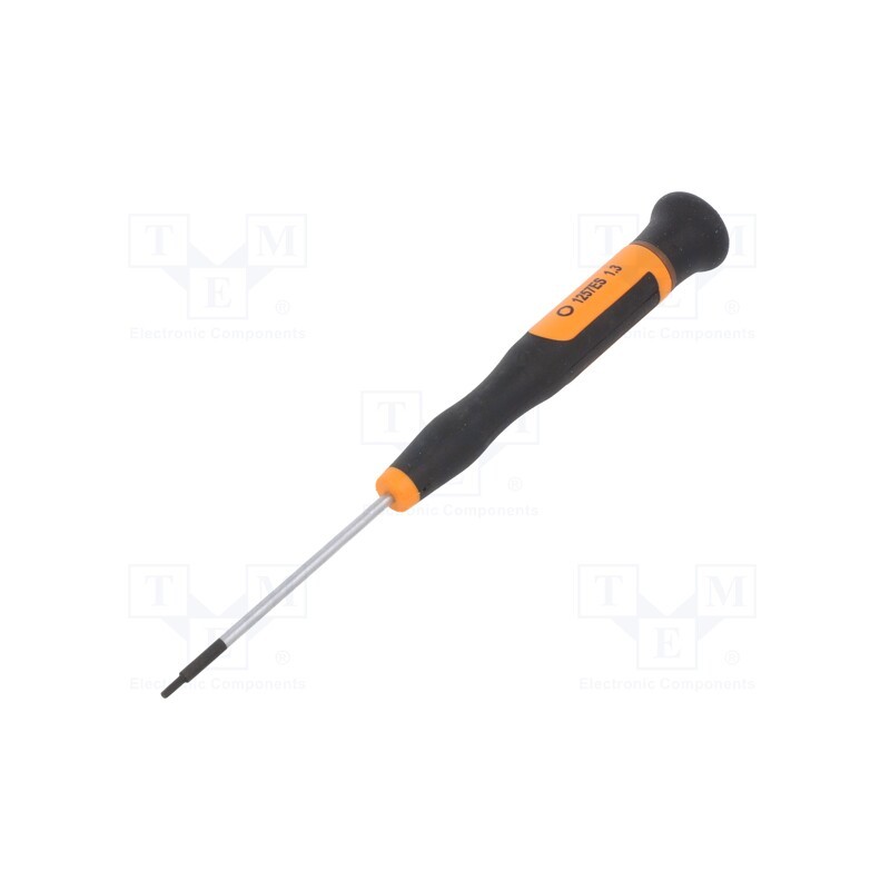 1 pcs x BETA - 12570046 - Screwdriver, hex key, precision, HEX 1,3mm, 60mm