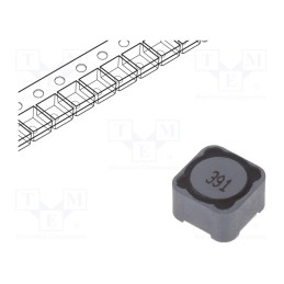 5 pcs x Viking - PCS127MT391 - Inductor: wire, SMD, 390uH, 880mA, 700mΩ, ±20%, 12x12x8mm, -40÷125°C