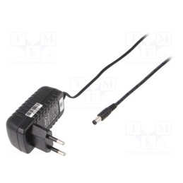 1 pcs x CELLEVIA POWER - CLW-1005-W2E-EB - Power supply: switched-mode, plug, 5VDC, 2A, 10W, Plug: EU, 83%