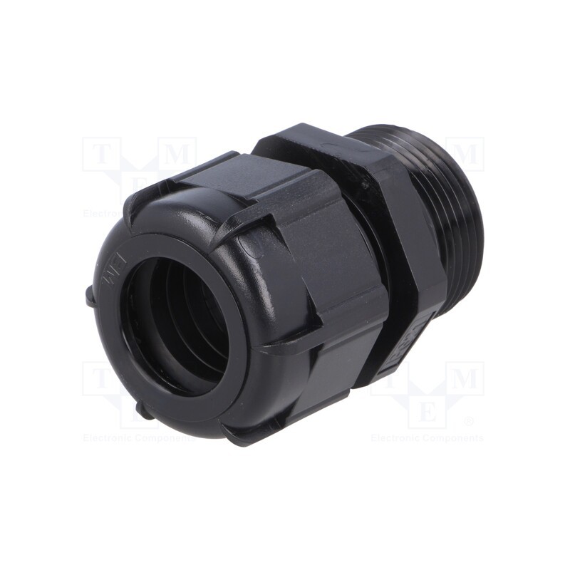1 pcs x BM GROUP - BM4021LN - Cable gland, with long thread, PG21, IP68, polyamide, black