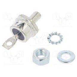 1 pcs x VISHAY - VS-85HFR160 - Diode: rectifying, 1.6kV, 1.4V, 85A, anode to stud, DO203AB,