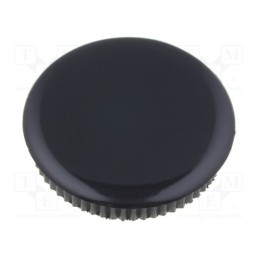 5 pcs x MENTOR - 333.663 - Cap, black, Mounting: push-in, plastic, G429.611