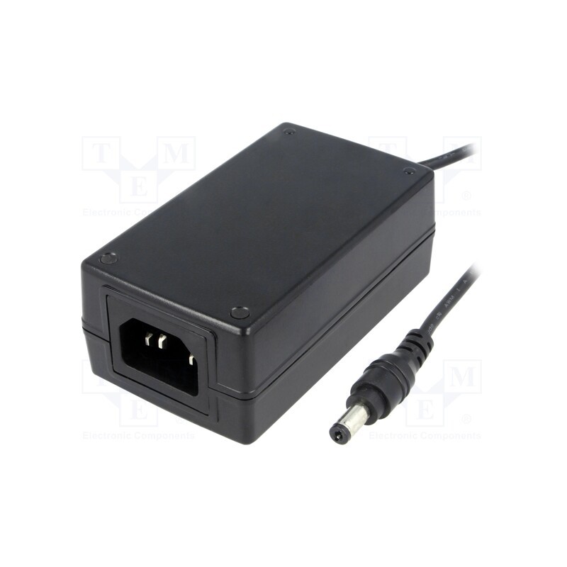 1 pcs x MEAN WELL - GST18A15-P1J - Power supply: switched-mode, 15VDC, 1.2A, Out: 5,5/2,1, 18W, 87%